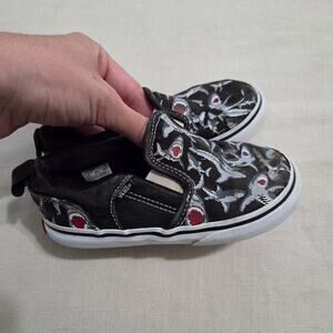 VANS Shark Black Shoes toddler 9